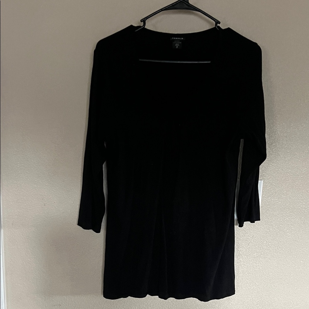Torrid Black Blouse